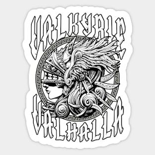 Viking Legends: Valkyrie of Valhalla in Norse Mythology Sticker